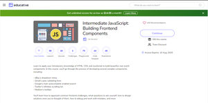 Educative.io - Intermediate JavaScript Building Frontend Components