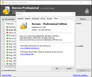 Piriform Recuva Professional Final Incl Keygen (Advanced file recovery Soft)