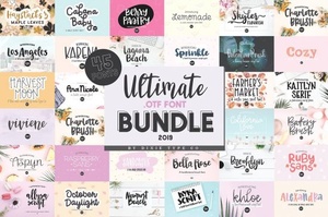 DesignOptimal - Ultimate OTF Font Bundle - 45 FONTS 4310717
