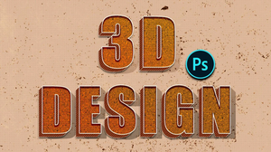 Skillshare - Learn 3D Lettering With Photoshop | Photoshop 3D Text Effect Making Made Easy