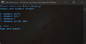 Winker Windows Activator v3.1 (Windows 7-11 & Server 2010-2022 supported