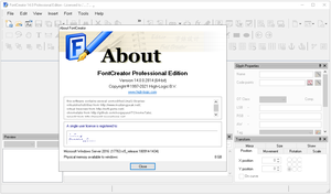 High-Logic FontCreator Pro v14.0.0.2814 Portable [FTUApps]