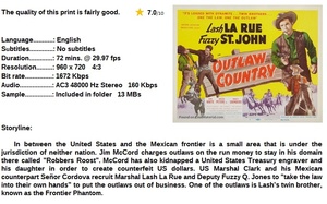 Outlaw Country (Western 1949) Lash La Rue 720p