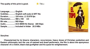 El Topo (Western 1970) Alex Jodorowsky 720p