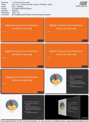 Udemy - Digital Forensics for Pentesters - Hands-on Learning (Updated 09 - 2021)