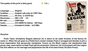 Black Legion (Drama 1937) Humphrey Bogart 720p