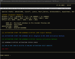 KMS-2038 Digital & Online Activation Suite v9.4 (Activate Windows & Office)