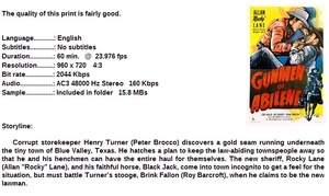 Gunmen of Abilene (Western 1950) Allan Lane 720p [WWRG]