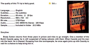 Wyoming Renegades (Western 1954) Philip Carey 720p