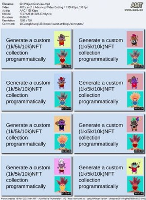 Udemy - Generate a Custom(1k - 5k - 10k) NFT Collection Programmatically