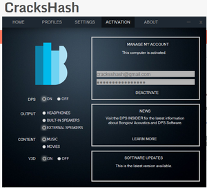 Bongiovi Acoustics DPS Audio Enhancer v2.2.6.2 + Fix {CracksHash}
