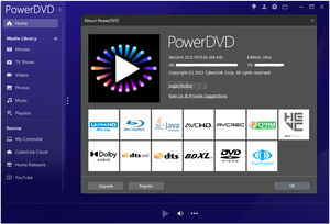 CyberLink PowerDVD Ultra v22.0.1915.62 (x64) Multilingual + Crack