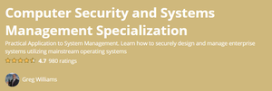 Computer Security and Systems Management Specialization