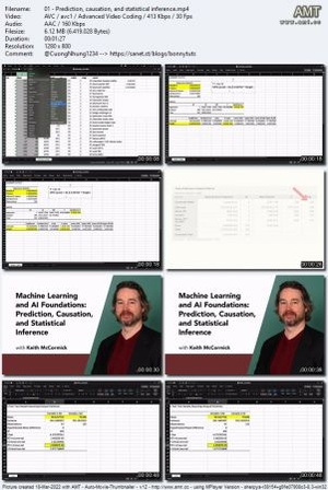 Linkedin - Machine Learning and AI Foundations - Prediction, Causation, and Statistical Inference