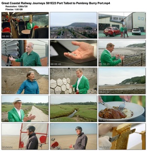 Great Coastal Railway Journeys S01E23 Port Talbot to Pembrey Burry Port (1280x720p HD, 50fps, soft Eng subs)