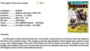 Tomahawk (Western 1951) Van Heflin, Yvonne De Carlo 720p