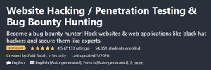 Udemy - Website Hacking / Penetration Testing & Bug Bounty Hunting [FreeAllCourse]