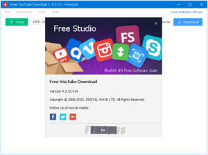 Free YouTube Download v4.3.72.414 Premium Multilingual Portable