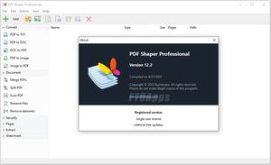 PDF Shaper Professional v12.2 Multilingual Portable