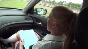 Mom and Teen Lesbian Sex in Car mp4