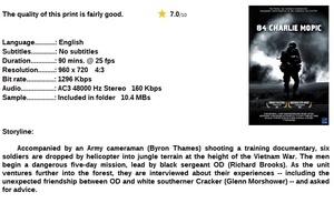 84C MoPic (War Drama 1989) Jonathan Emerson 720p