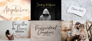 DesignOptimal - Angelwine - Handwritten Font