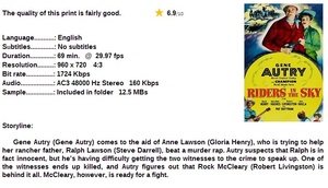 Riders in the Sky (Western 1949) Gene Autry 720p