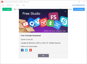 Free YouTube Download v4.3.64.125 Premium Multilingual Portable