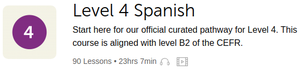 SpanishPod101❹ "Level 4 Spanish" [Official Curated Pathway]