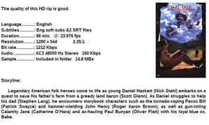 Tall Tale (Western Fantasy 1995) Patrick Swayze 720p HD