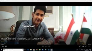 Bharat Ane Nenu Telugu Real DVD Scr - 700MB