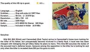 Hands Across the Rockies (Western 1941) Bill Elliott 720p HD