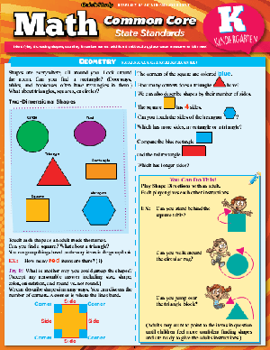 [ DevCourseWeb ] Math Common Core For Kindergarten (QuickStudy)