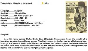 Belle Starr (Western 1980) Elizabeth Montgomery 720p