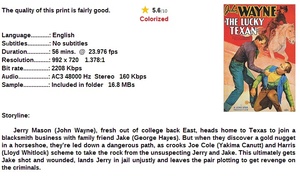 The Lucky Texan (Western 1934) John Wayne 720p