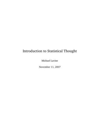 Introduction to Statistical Thought