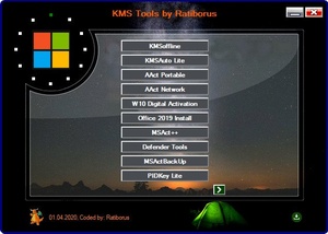 Ratiborus KMS Tools v01.03.2023 (Activate Windows and MS Office)