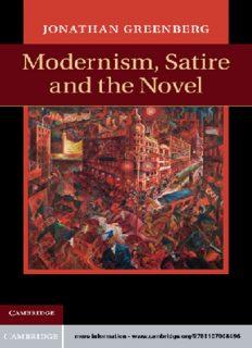 Jonathan Greenberg - Modernism, Satire and the Novel [eBook/PDF]