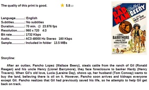 The Bad Man (Western 1941) Wallace Beery 720p