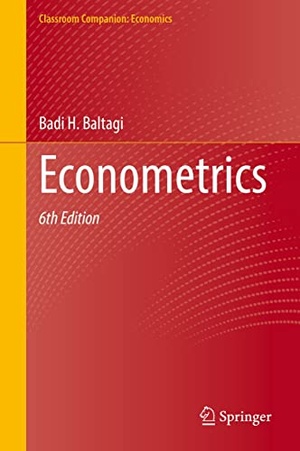 Econometrics, 6th Edition by Badi H. Baltagi