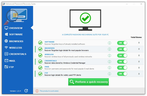 Advanced Password Recovery Suite 1.1.2 Multilingual + Crack [FTUApps]