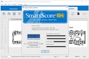 SmartScore 64 Professional Edition v11.5.99 (x64) Pre-Activated