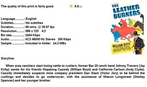 Leather Burners (Western 1943) William Boyd 720p