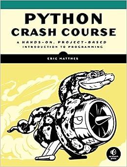Python Crash Course A Hands On Project Based Introduction to Programming