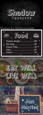 DesignOptimal - Shadow Display Font