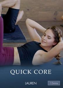 Lauren Eckstrom - Quick Core Yoga Class 1080p WebRip x264 aac