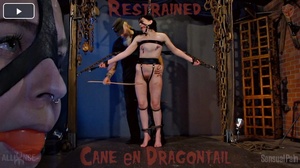 Sensualpain - Restrained Cane en Dragontail - Abigail Annalee