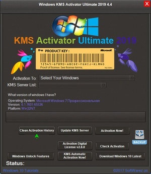 Windows KMS Activator Ultimate 2019 v4.8 [FLRV]