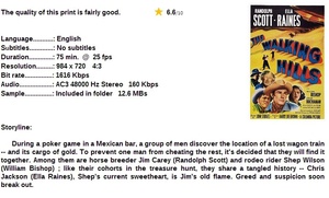 The Walking Hills (Western 1949) Randolph Scott 720p