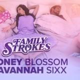 FamilyStrokes - Savannah Sixx, Honey Blossom (My Step Parents Seduced Me)